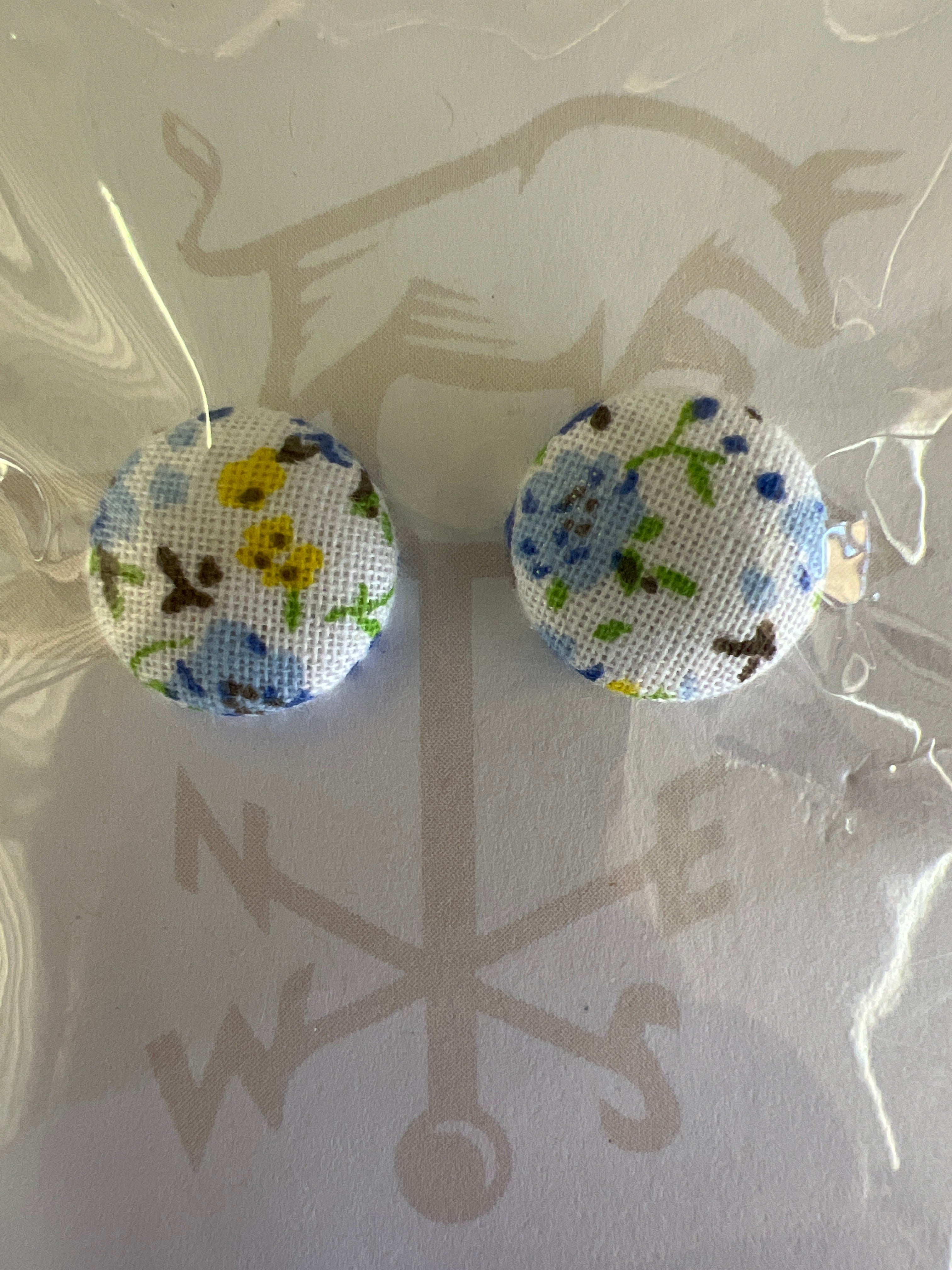 HBGC 15mm Fabric Earrings