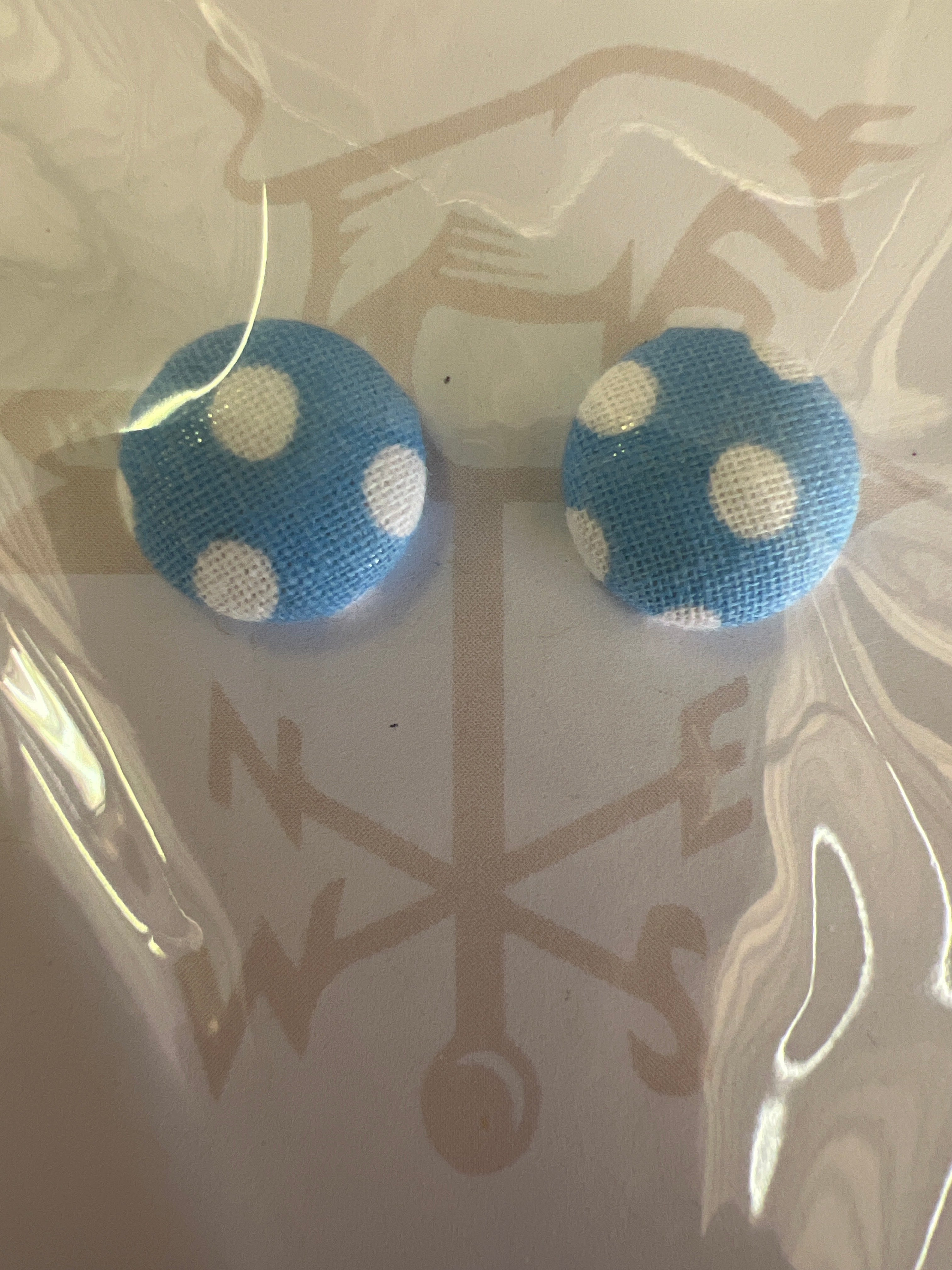 HBGC 15mm Fabric Earrings