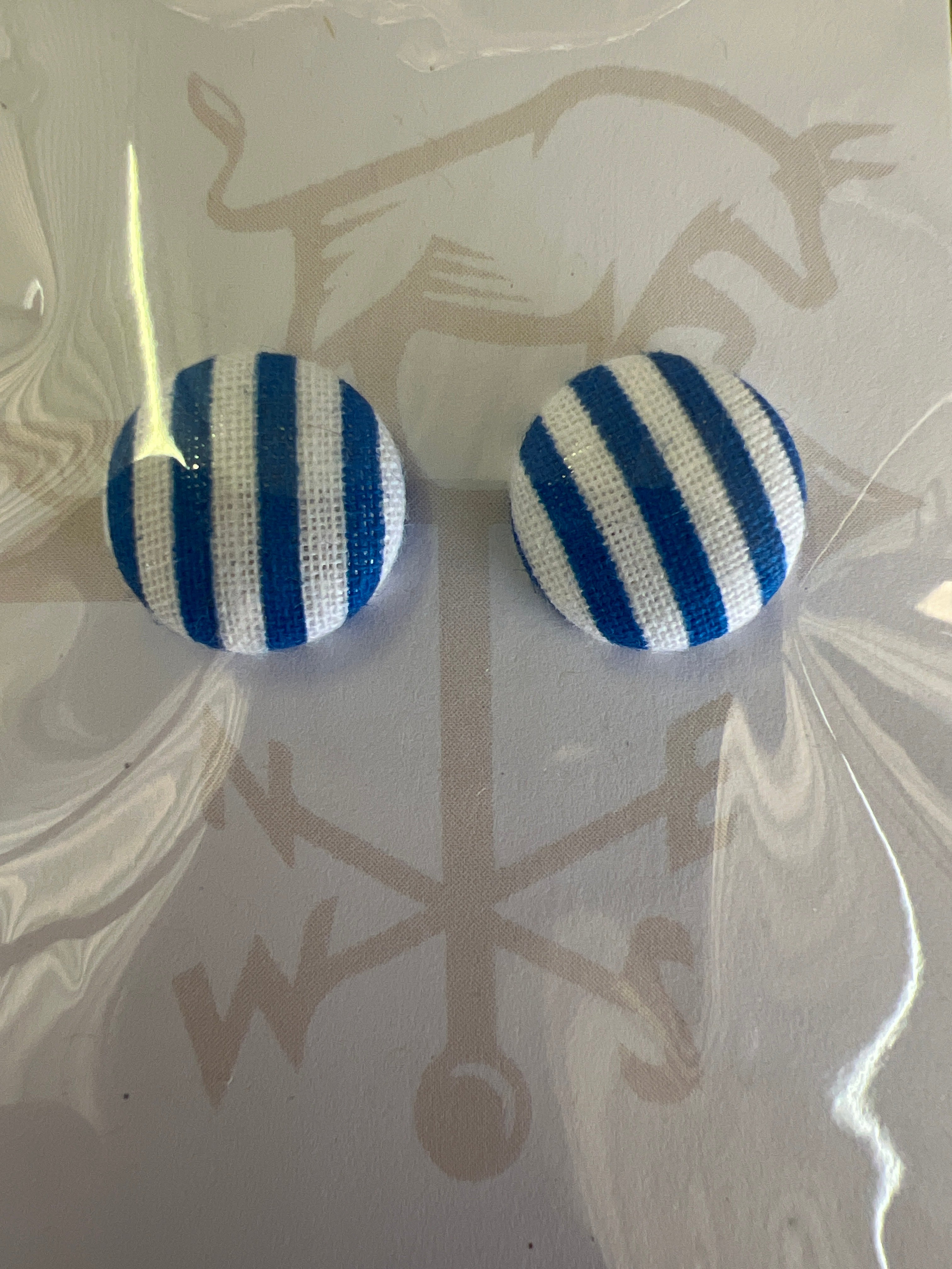 HBGC 15mm Fabric Earrings