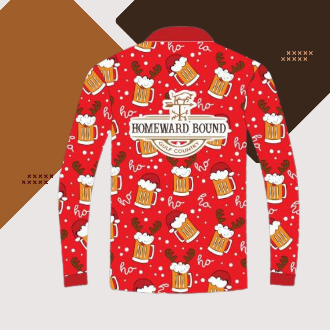 HBGC Xmas Beers fishing shirt