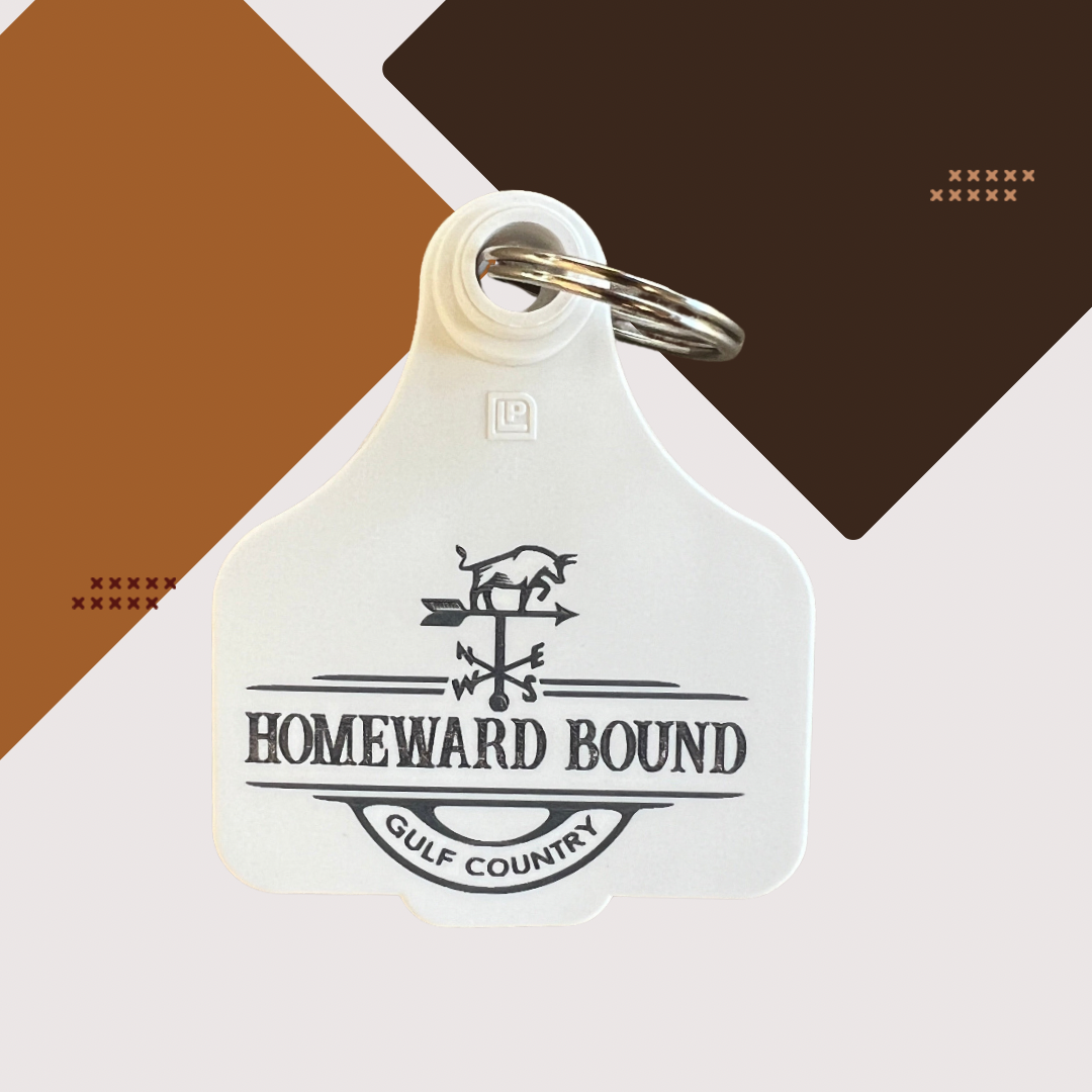 Cattle Tag Key Rings