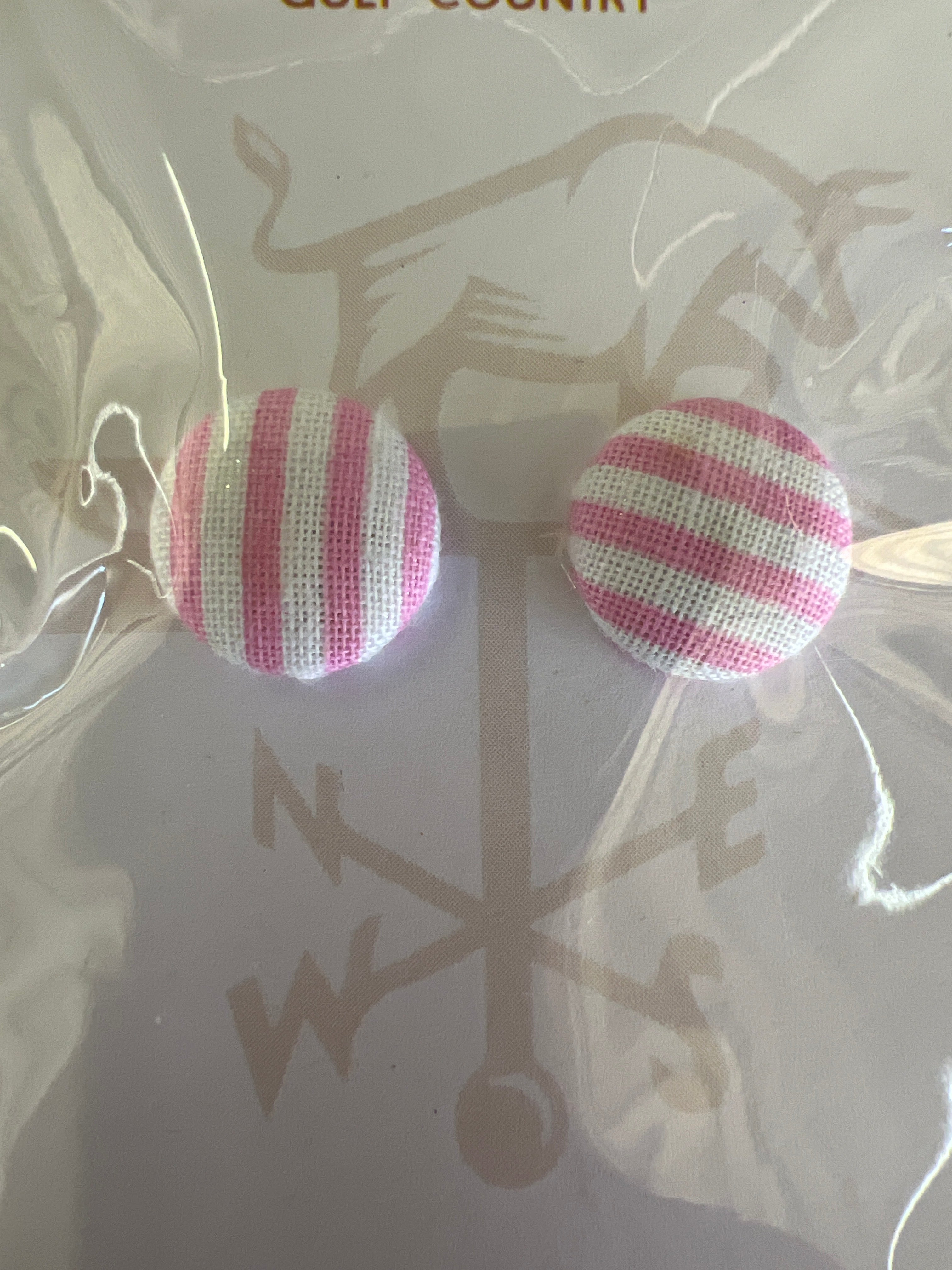 HBGC 15mm Fabric Earrings