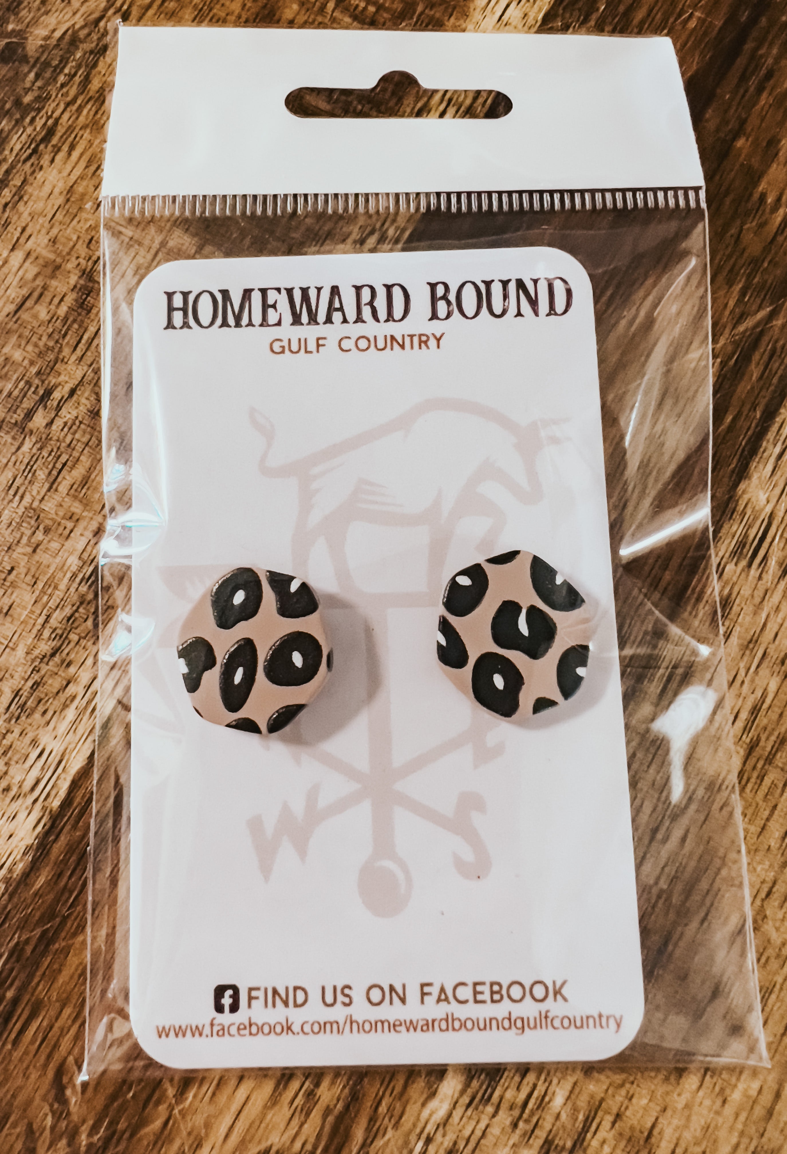 Hexagonal Stud Earrings