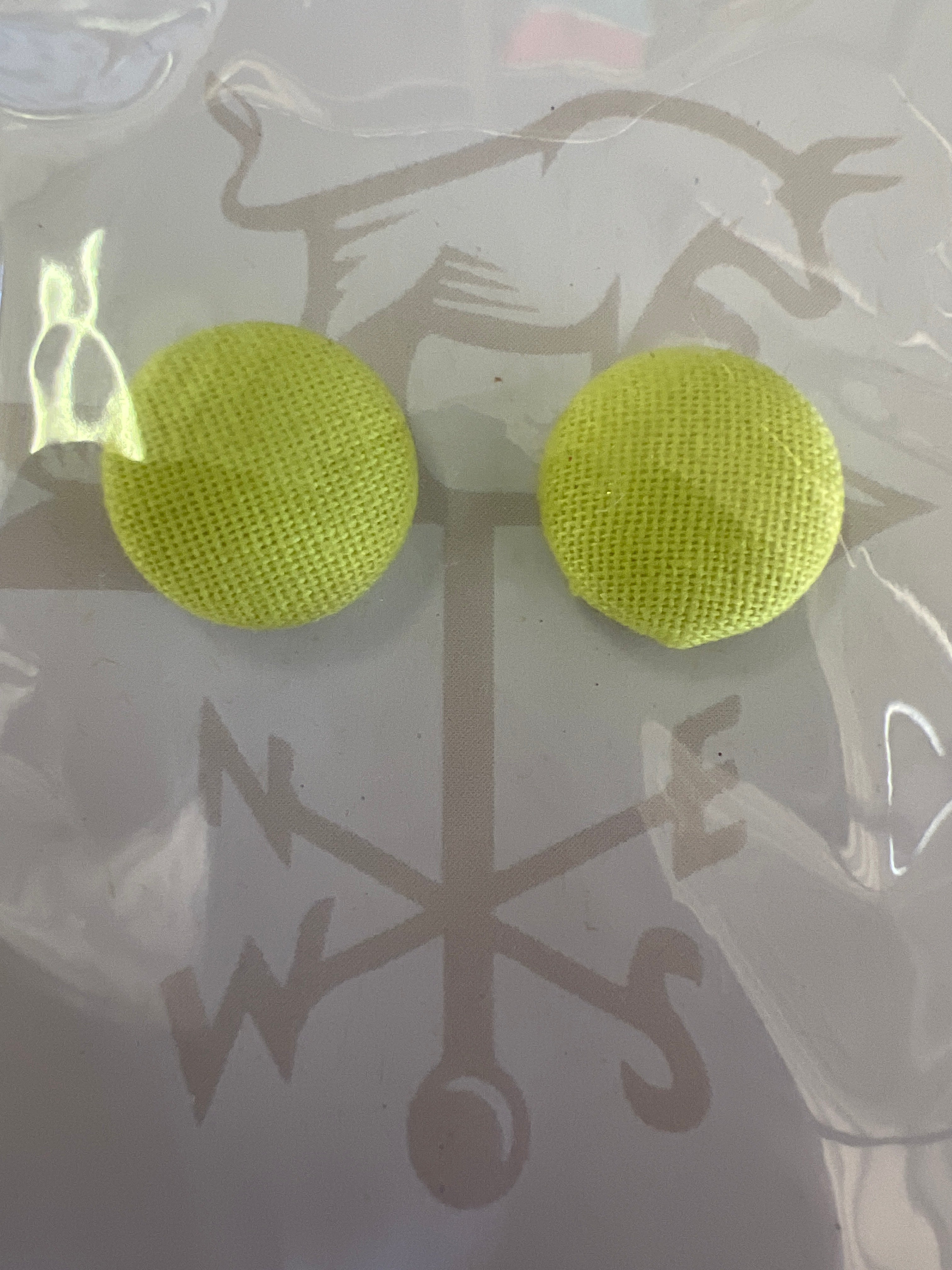 HBGC 15mm Fabric Earrings