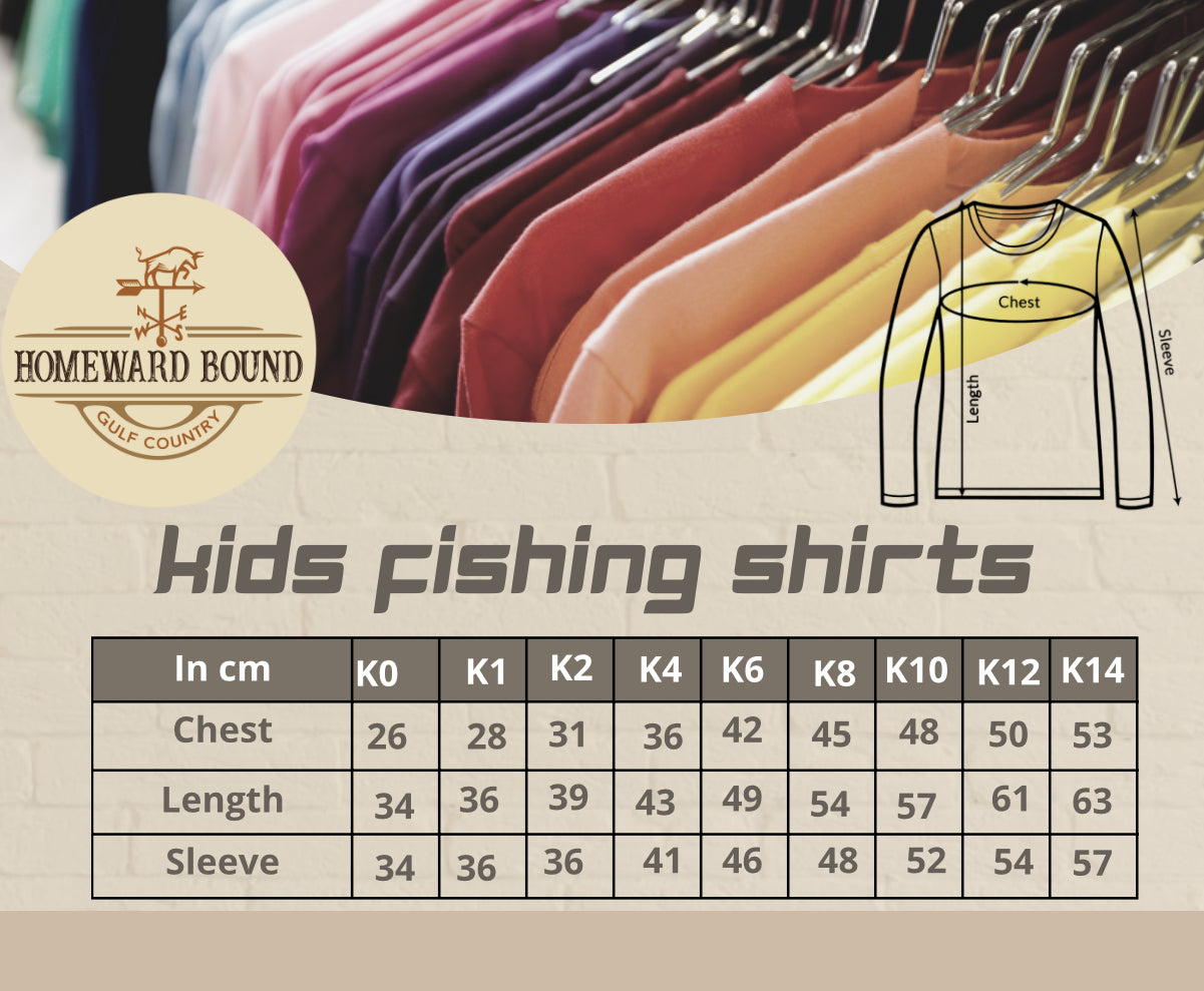 Summer Palms - Kids Fishing Shirt