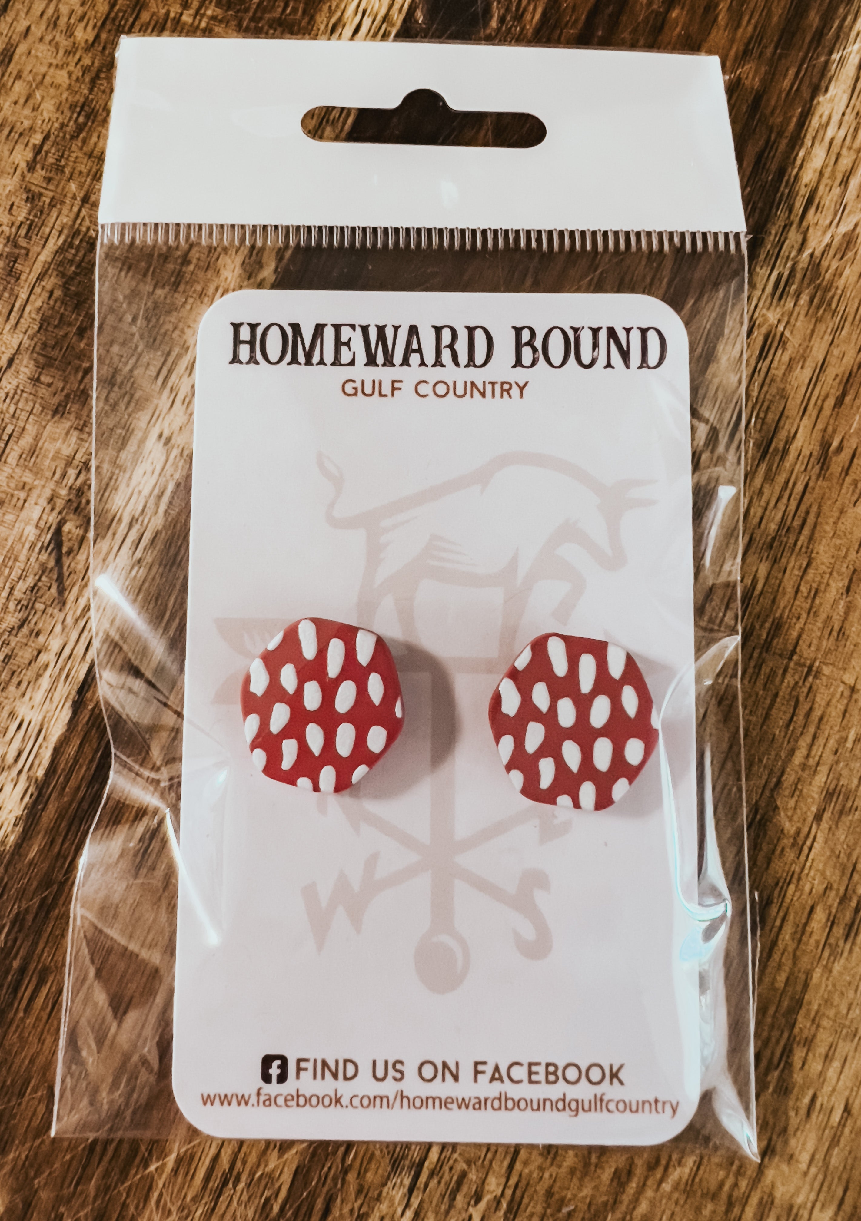 Hexagonal Stud Earrings